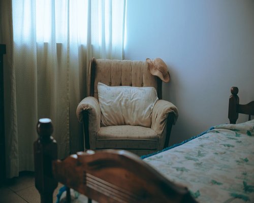 A calm resting environment in a room